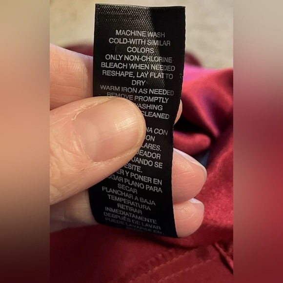 White House Black Market red wine Lace Cocktail Party Dress Women Size 8P 8 P - Picture 5 of 6